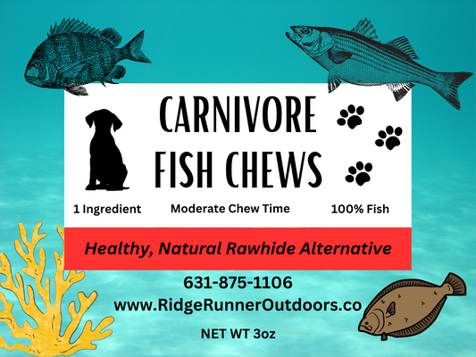 Introducing Our New Carnivore Fish Chews: A Healthy, Sustainable Choice for Your Dog