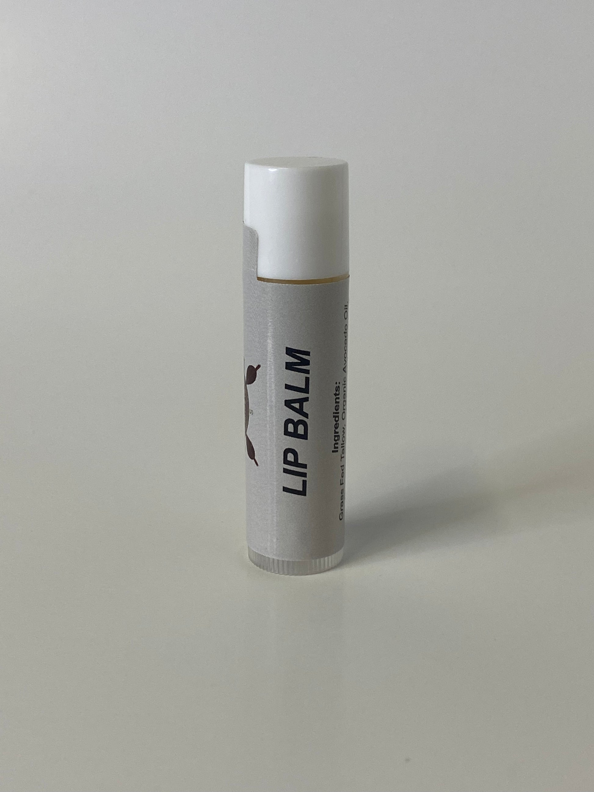 Tallow Based Lip Balm, Front View